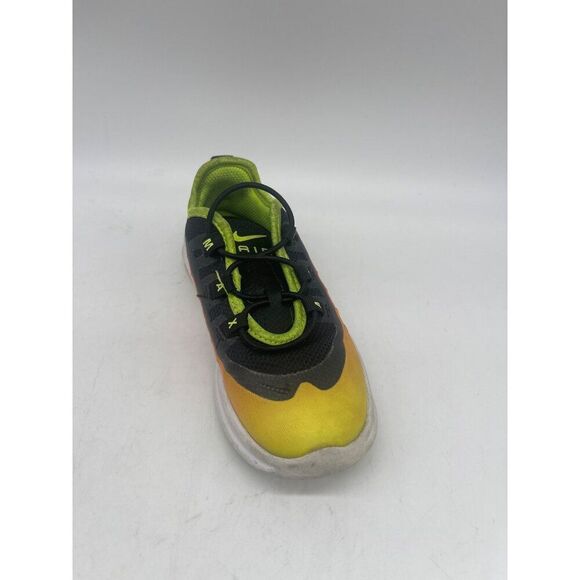 Nike Kids Air Max Axis LU2 Black Volt Orange Slip- On Shoe Size 10C - Picture 4 of 10
